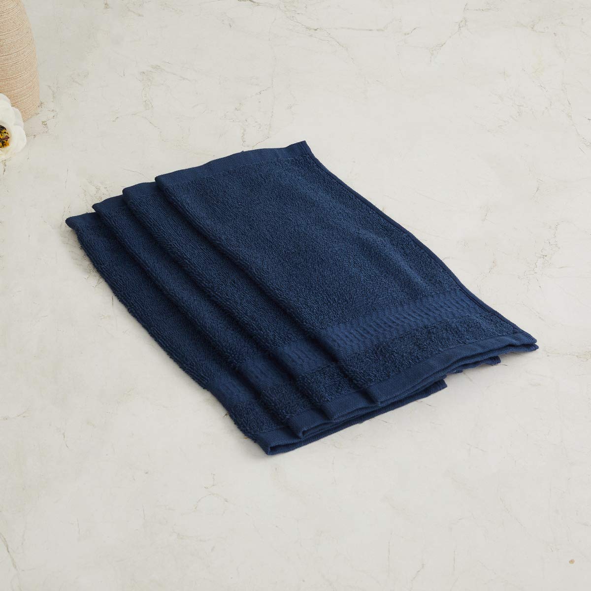Home CentreColour Connect Hilda Solid Face Towel - Set of 4-30 x 30 cm