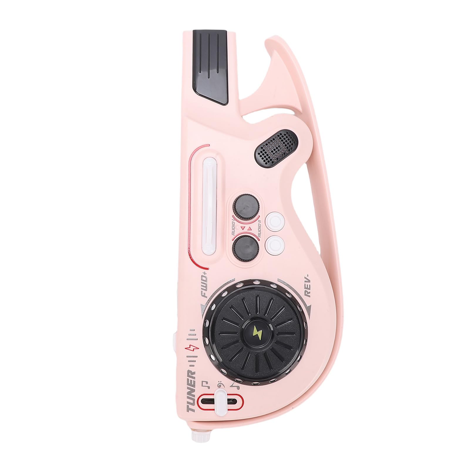 Chitarra Elettrica per Bambini, Chitarra Intelligente Senza Corde per Bambini, Chitarre Portatili per Strumento Musicale Giocattolo con Luci LED per Giradischi DJ, Dai 3 Anni in su (PINK)
