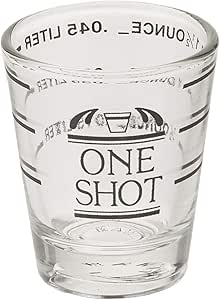 Fox Run 5028 Shot Glass with Measurements, 1.5-Ounce