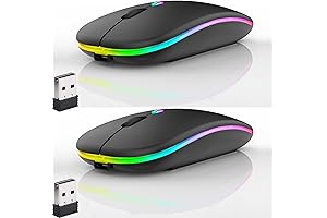 2-Pack LED Wireless Mouse: Your Key to Seamless Computing