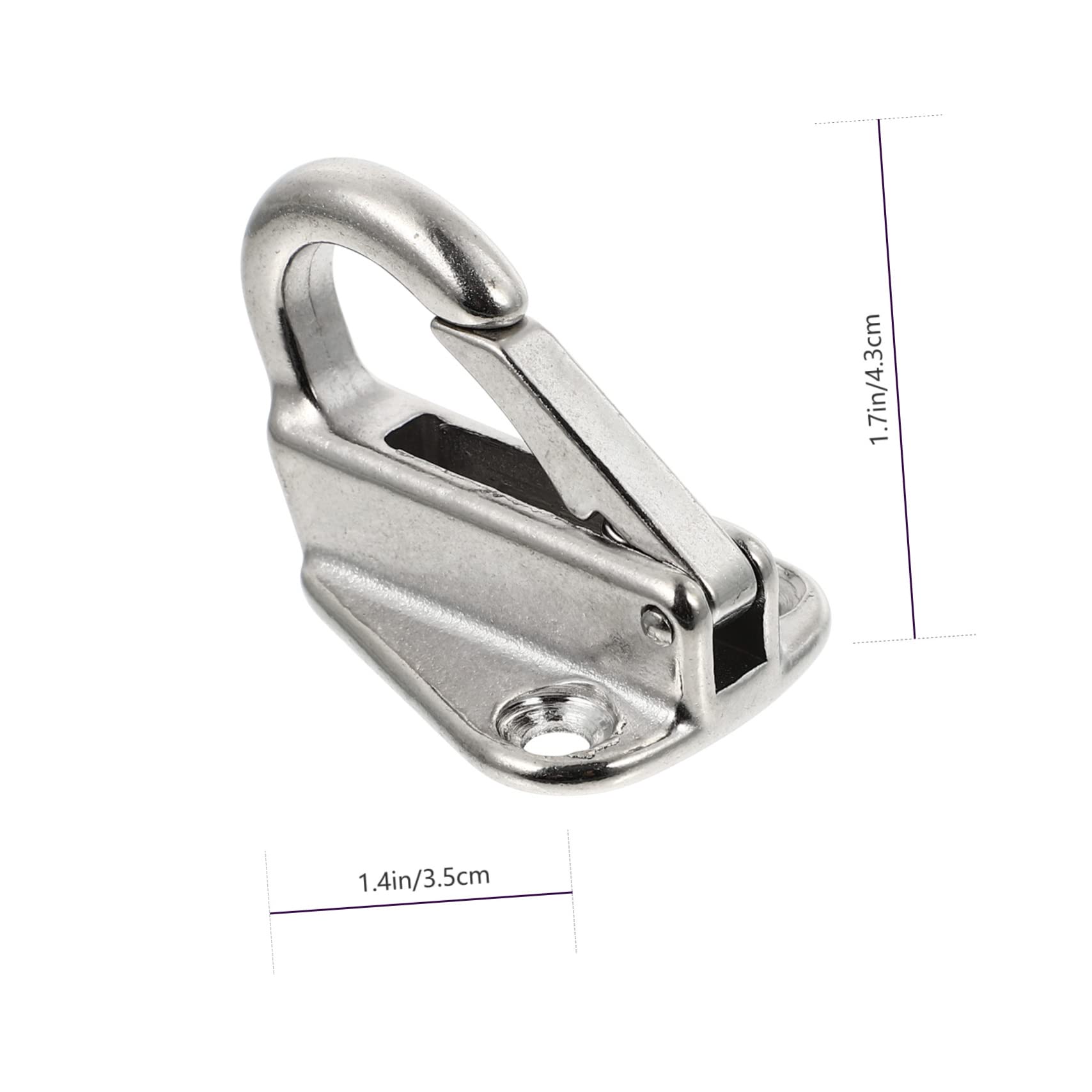 Yardwe Gancho Guardabarros Bicheros para Atraque Perchero Portátil Acessorios Nauticos Accesorios Náutica Ganchos para Tablas De Tierra Ganchos Útiles para Silver