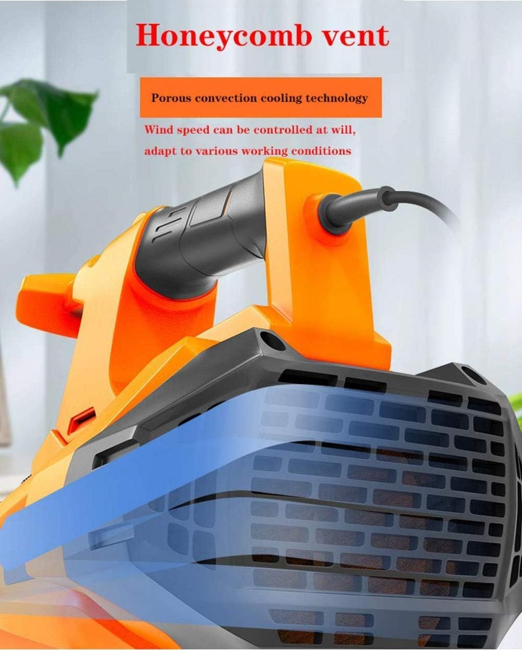 Cordless Leaf Blower Yard Grass Or Leaves Cleaning High Power Garden Blower Lightweight Powerful Electric A (20 m)