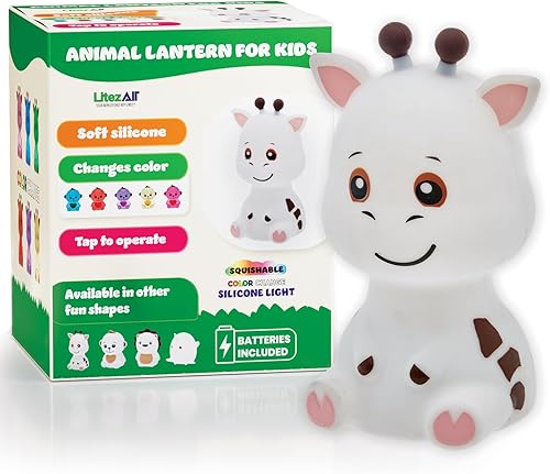 Miniatura 9 de LitezAll Linterna de silicona que cambia de color esponjoso de mono