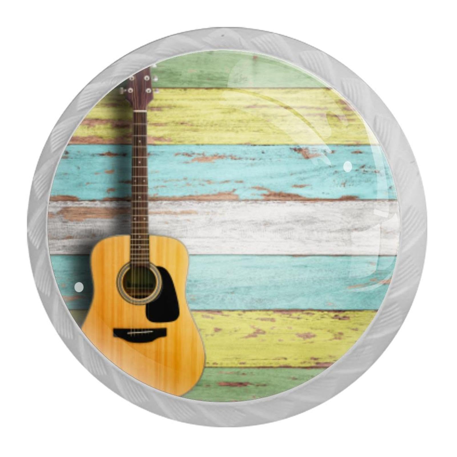 Tqmspg Multi03 4 Pieces Drawer Pulls Guitar Door Knobs Dresser Handles For Kitchen Wardrobe Cupboard Hardware Furniture