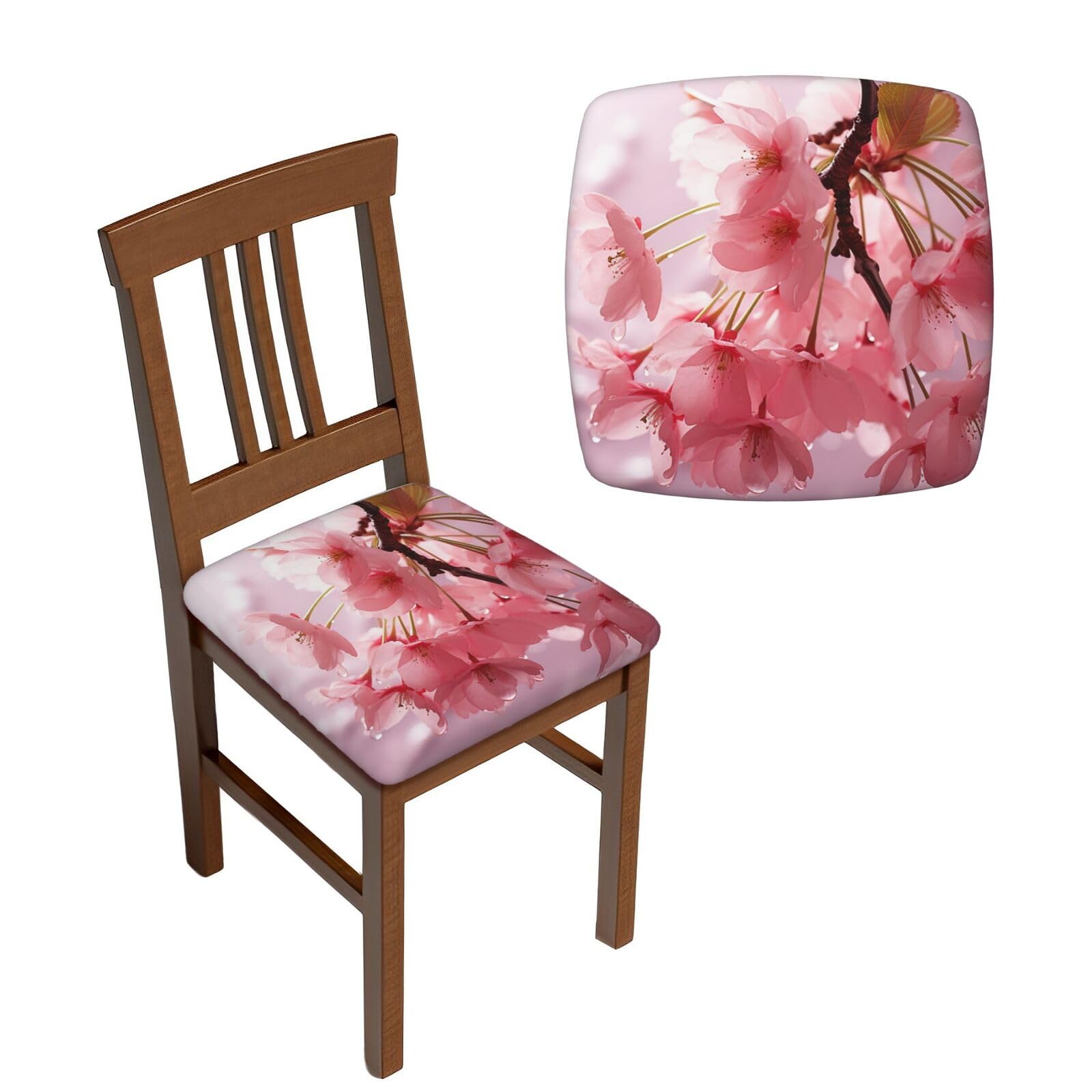 Housse de chaise rose cerise pour sublimer vos repas de salle à manger en famille