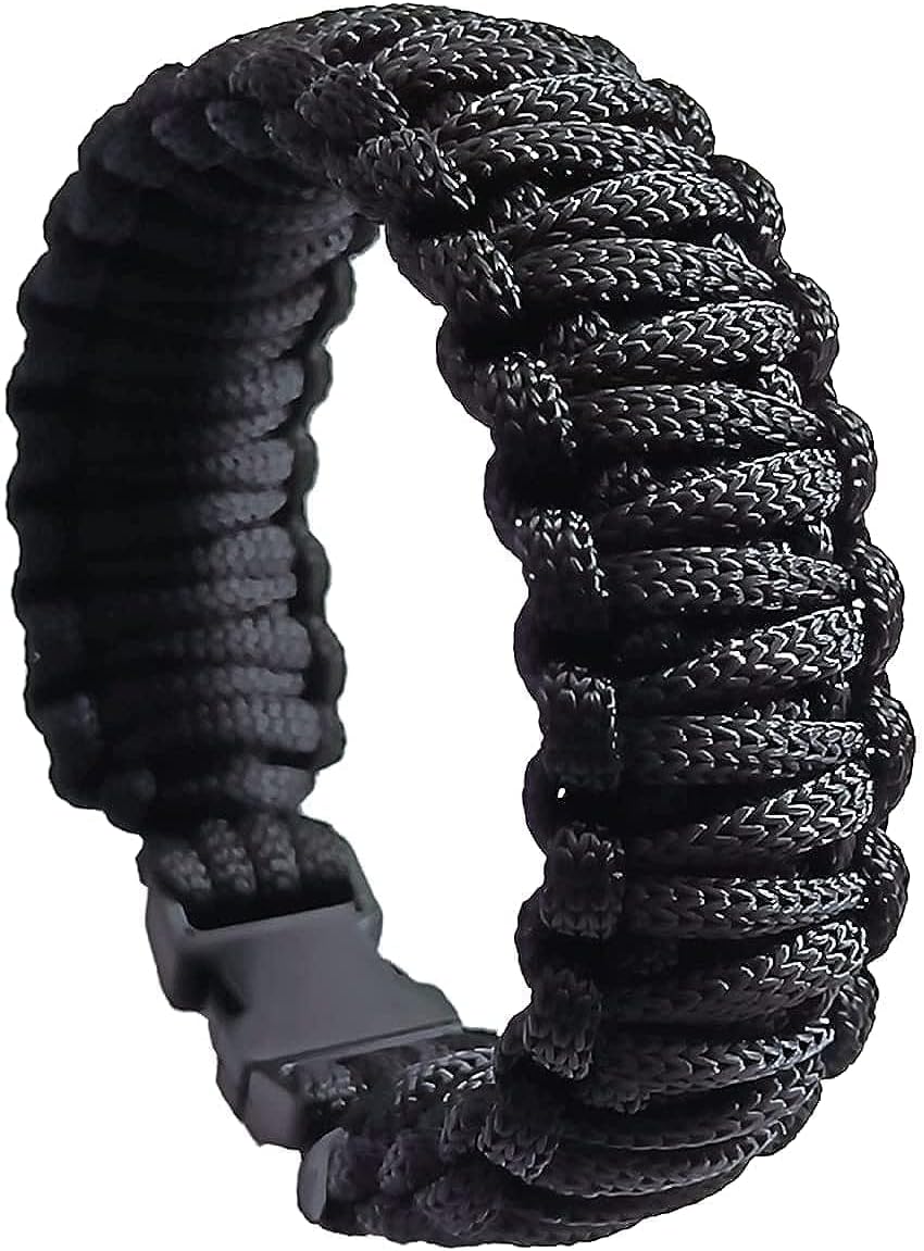 EbL-1 Paracord Survival Bracelet King Cobra Style - With Side Release Buckle - Handmade