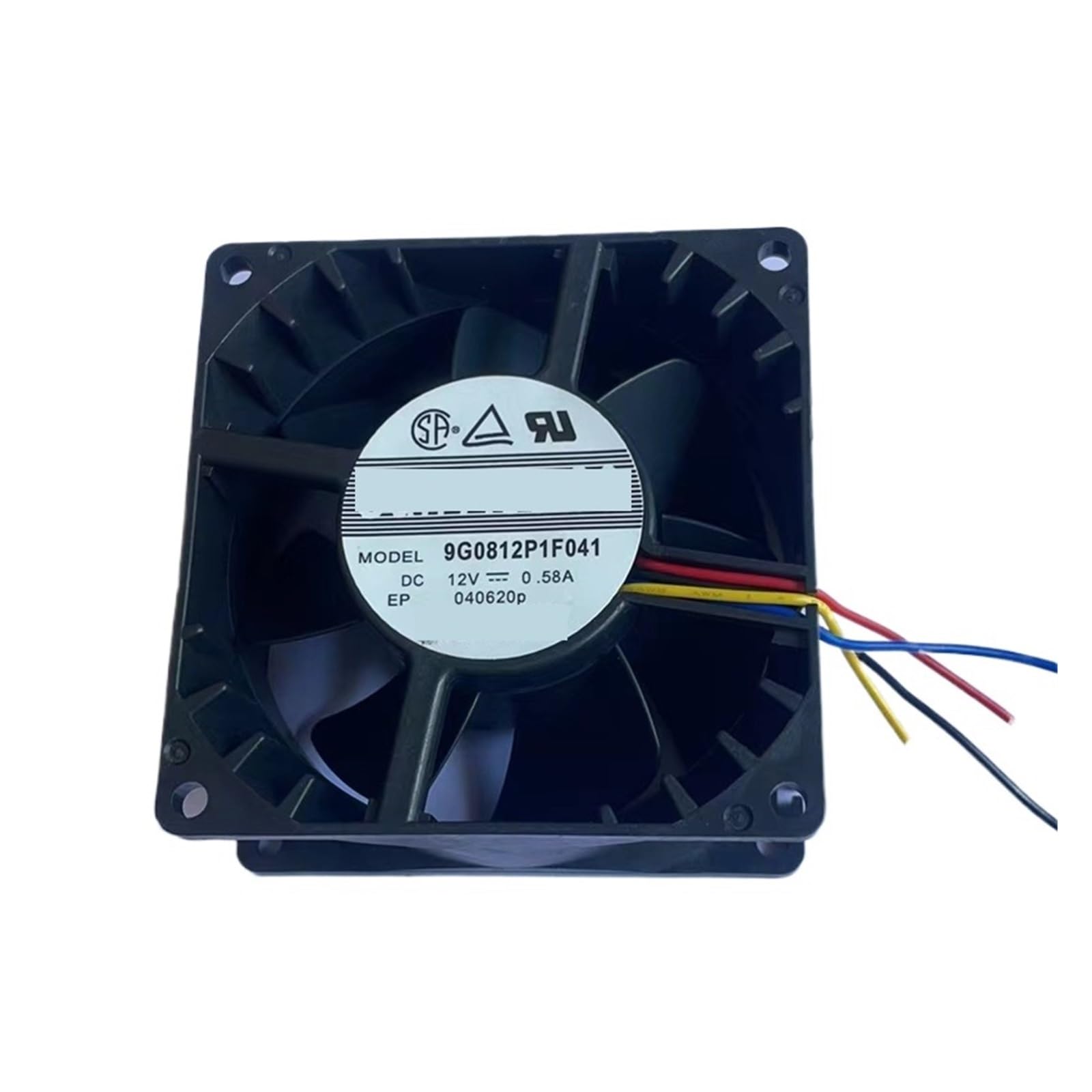 YMUGUEGH 9G0812P1F041 8038 12V 0.58A 8CM 4-pin server fan