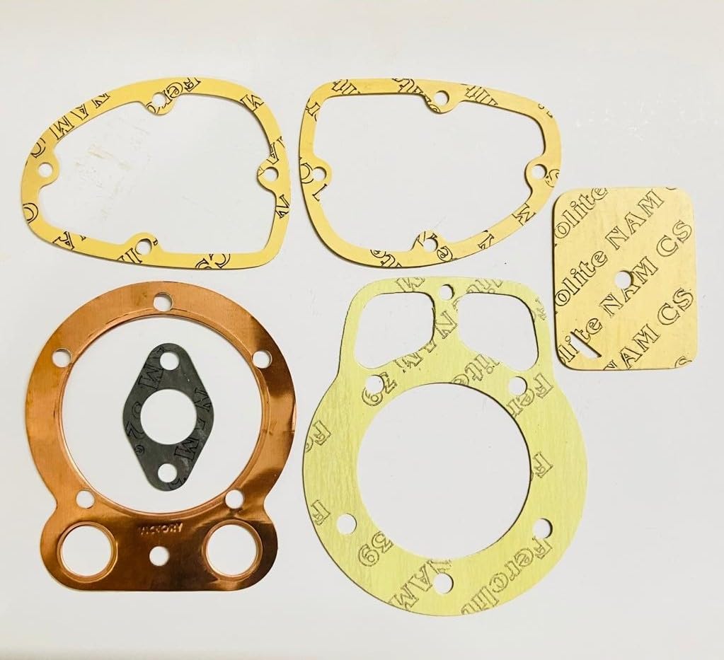 Half Engine Gasket Kit compatible to Royal Enfield Bullet 500cc #Vgp-562-A - HKT-US