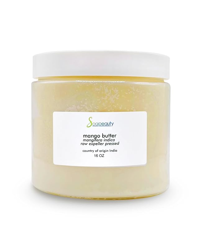 Manteiga de manga Soapeauty, 100% pura, 100% natural, vegana, sem conservantes, 454 g