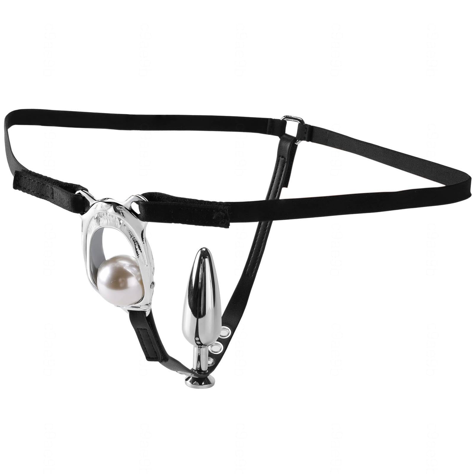 Keuchheitsgüŕtel Für Frauen Mit Schloss Keuschheitsgürtel Damen Edelstahl Verstellbar Metall Extrem Set Chastity Belt for Women Metal Lock Abschließbare Frau Xxl,black-A