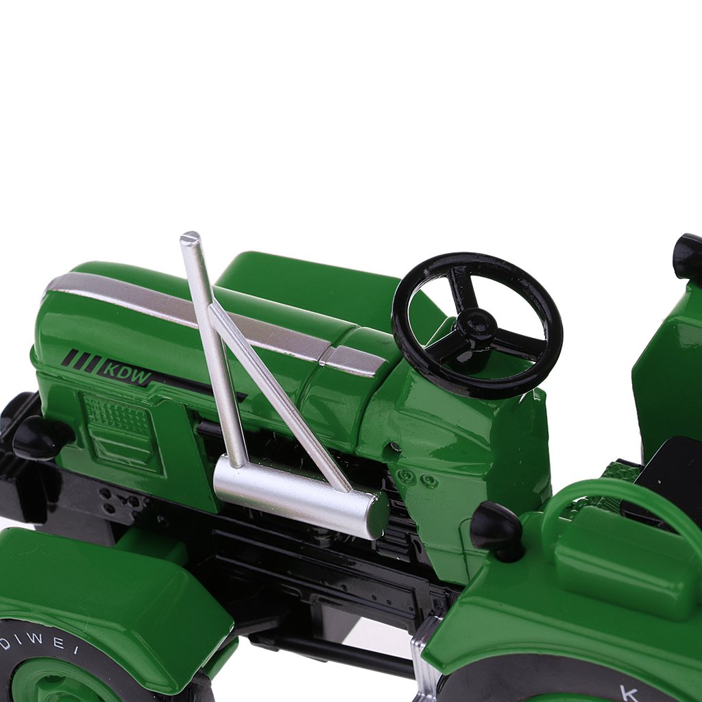 Tractor de Juguete en Miniatura, Vehículo Infantil, Reproducción de Granja, Aleación, Decoración, Habitación de Un Niño, Verde