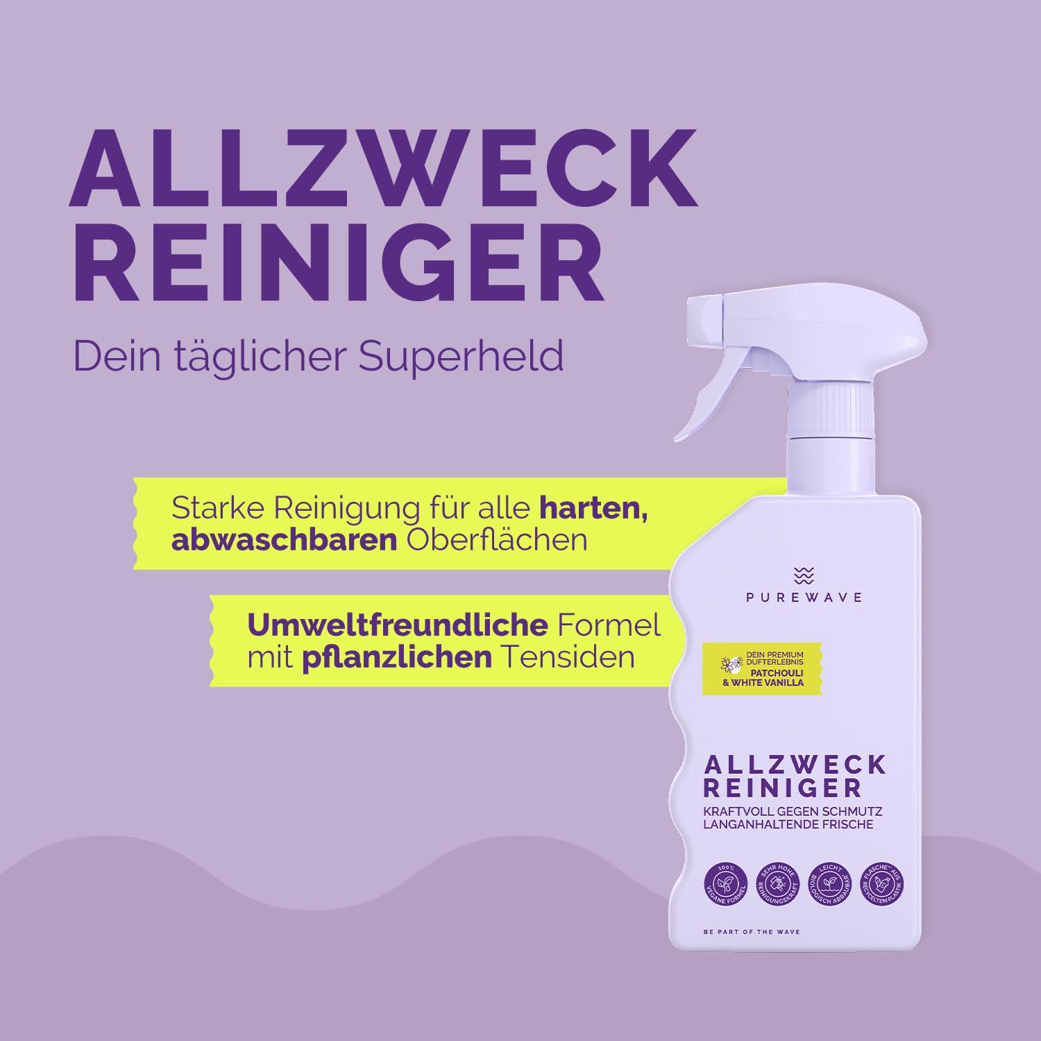 PUREWAVE Starter-Set All-in-One – Nachhaltige Reinigungslösungen für Haushalt und Gewerbe