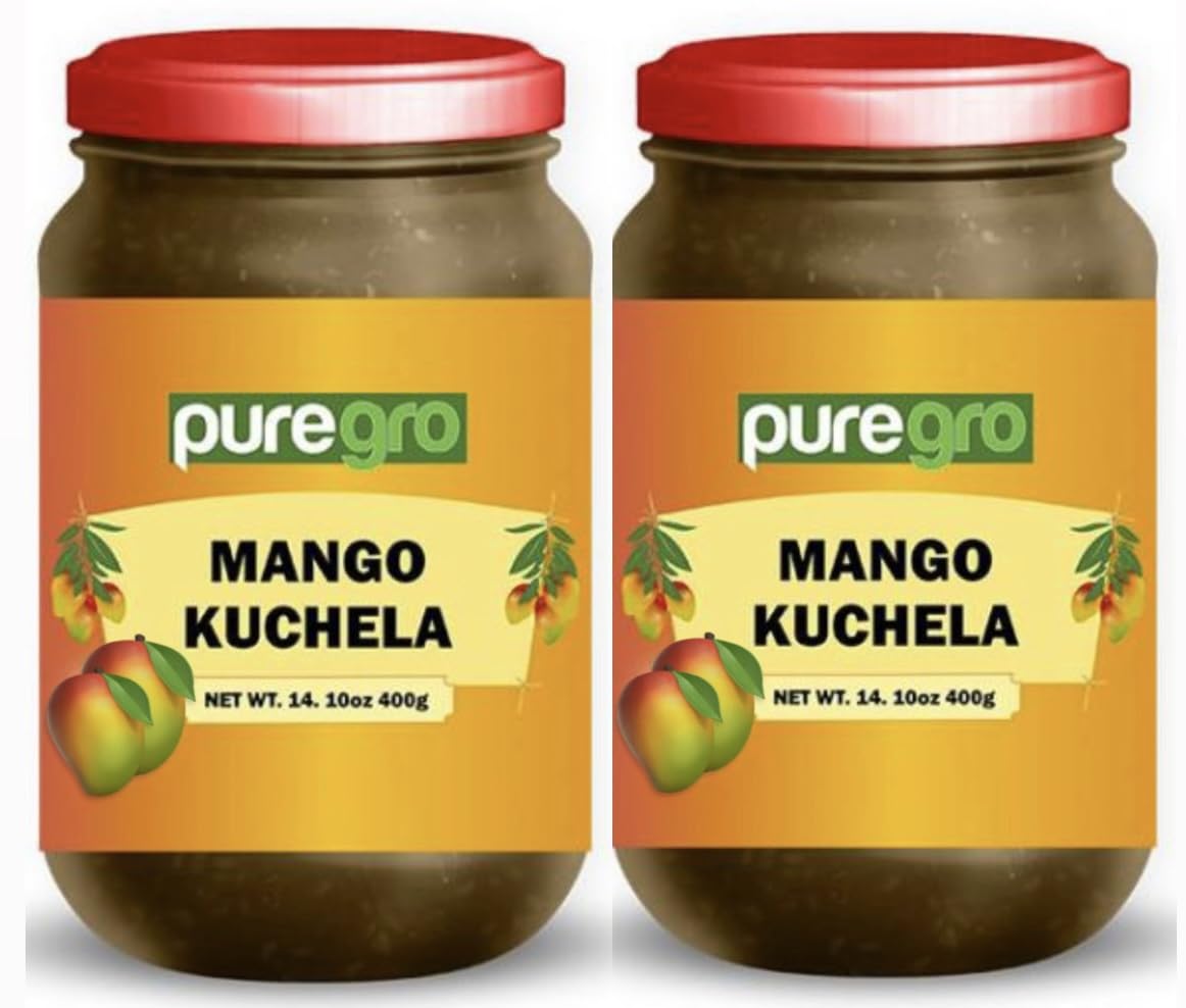 Puregro Mango KUCHELA 400g (PACK OF 2) ¦ Mangue ¦ Green MANGO. : Amazon ...
