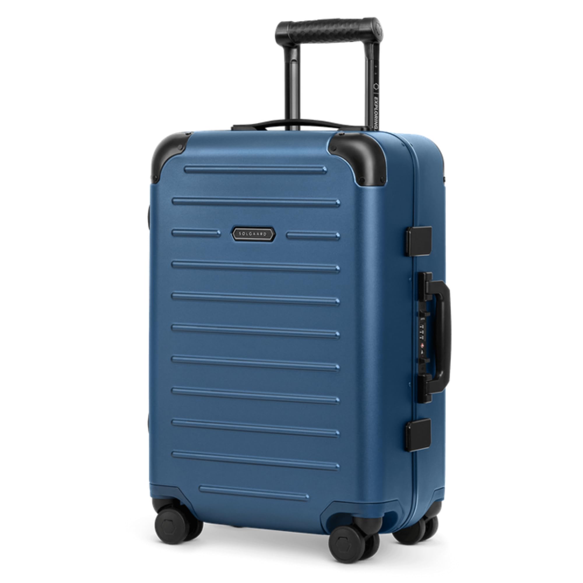 Solgaard Carry-On Closet Original - Maleta de viaje rígida de 22.4 pulgadas (azul)