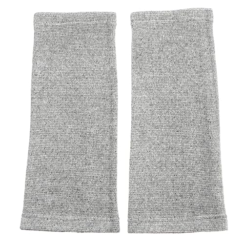 Gogogmee 2Pcs Knee Warmer Self Heating Knee Brace Pads for Relief Comfortable Support for Joint Protection for Sports and Sleep Wear Grey Aicao Design