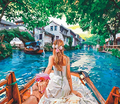 Electomania DIY Paint by Numbers, Canvas Oil Painting Kit for Adults & Kids, Canvas Painting Kit, Drawing Paintwork with Paintbrushes, Acrylic Pigment (Color 04, 16″ x 20″) Electomania DIY Paint by Numbers, Canvas Oil Painting Kit for Adults & Kids, Canvas Painting Kit, Drawing Paintwork with Paintbrushes, Acrylic Pigment (Color 04, 16″ x 20″)