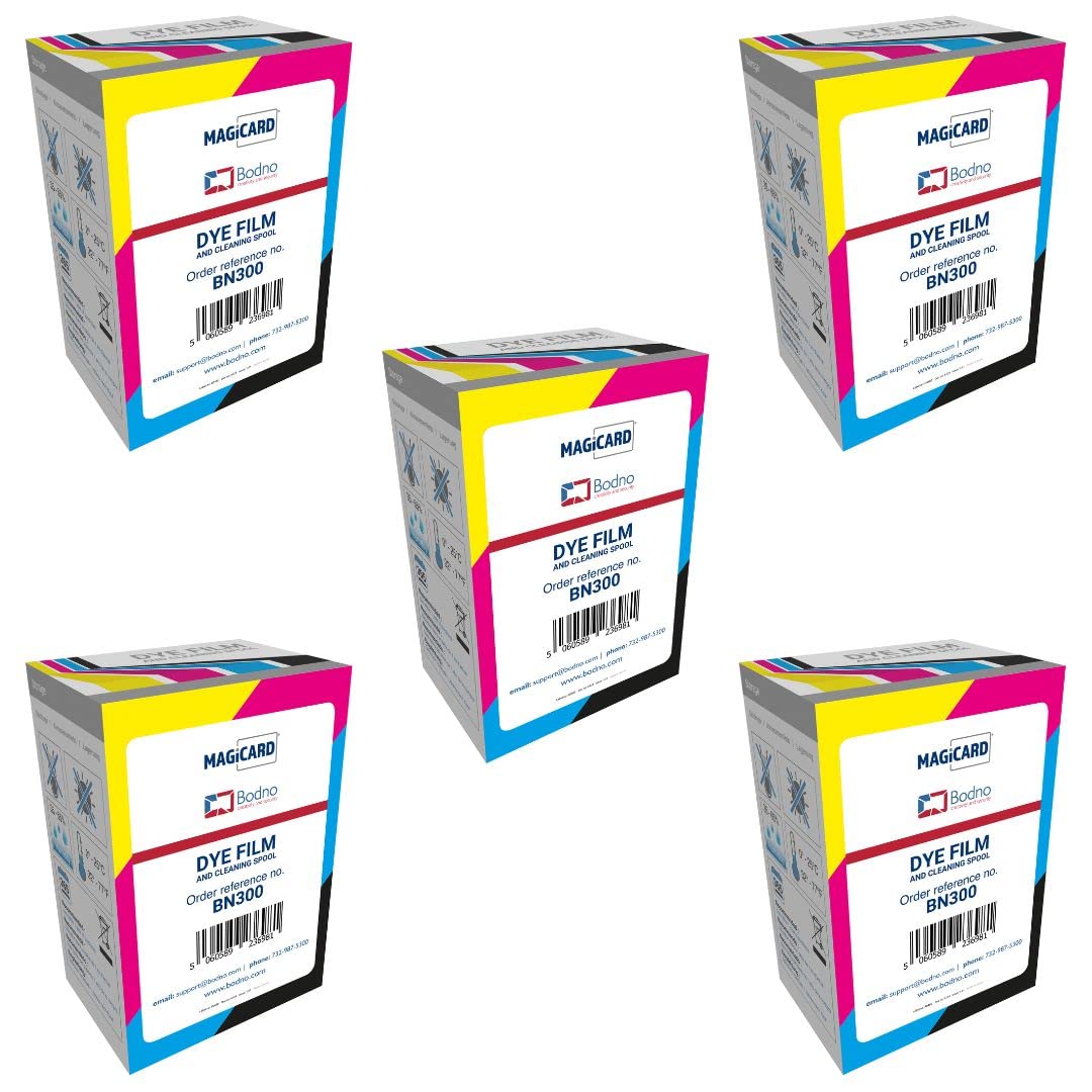 5 Pack - Magicard D BN300 Color Ribbon - YMCKO - 300 Prints
