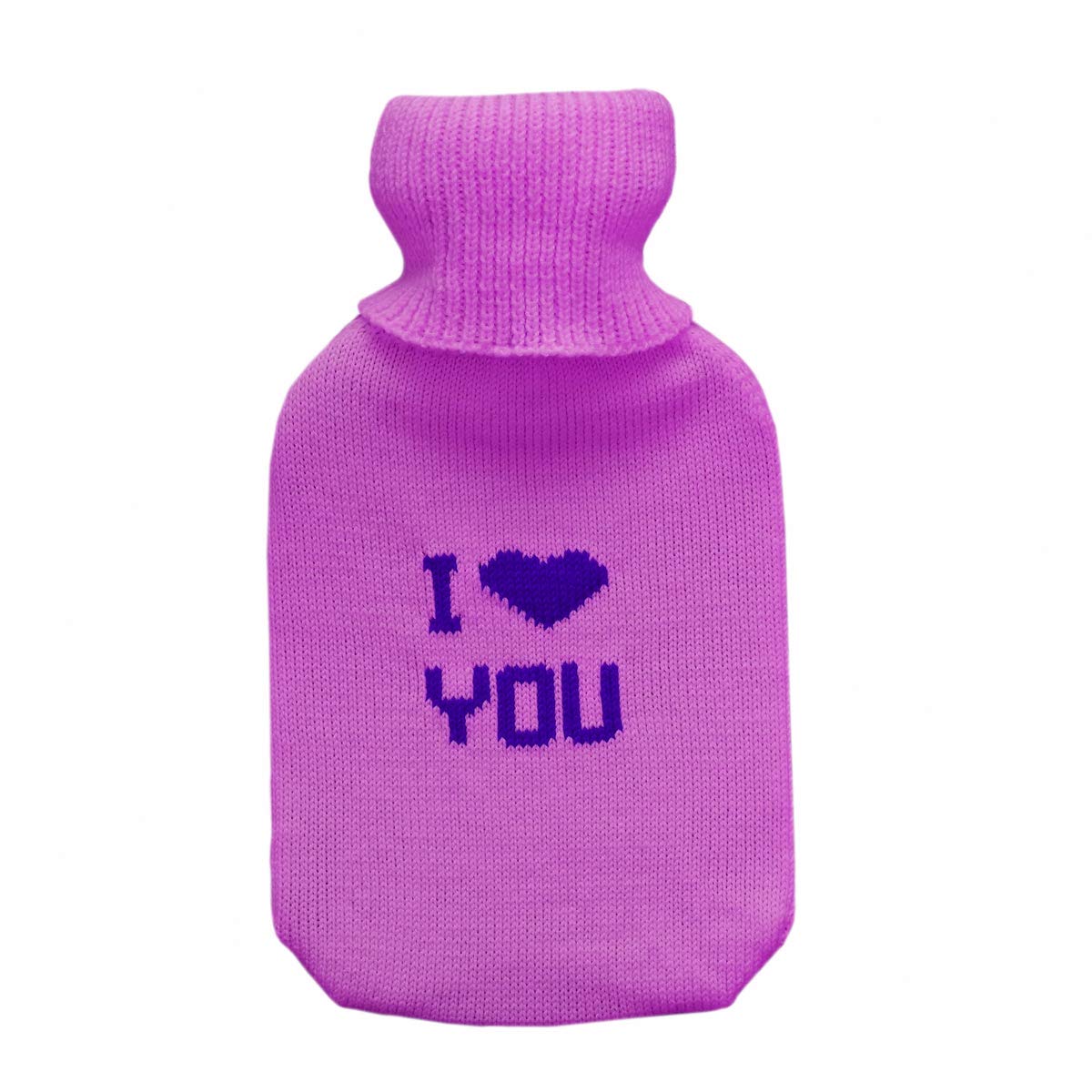 Wärmflasche, 100% Merinowolle, gestrickt, Gummi, Hotty