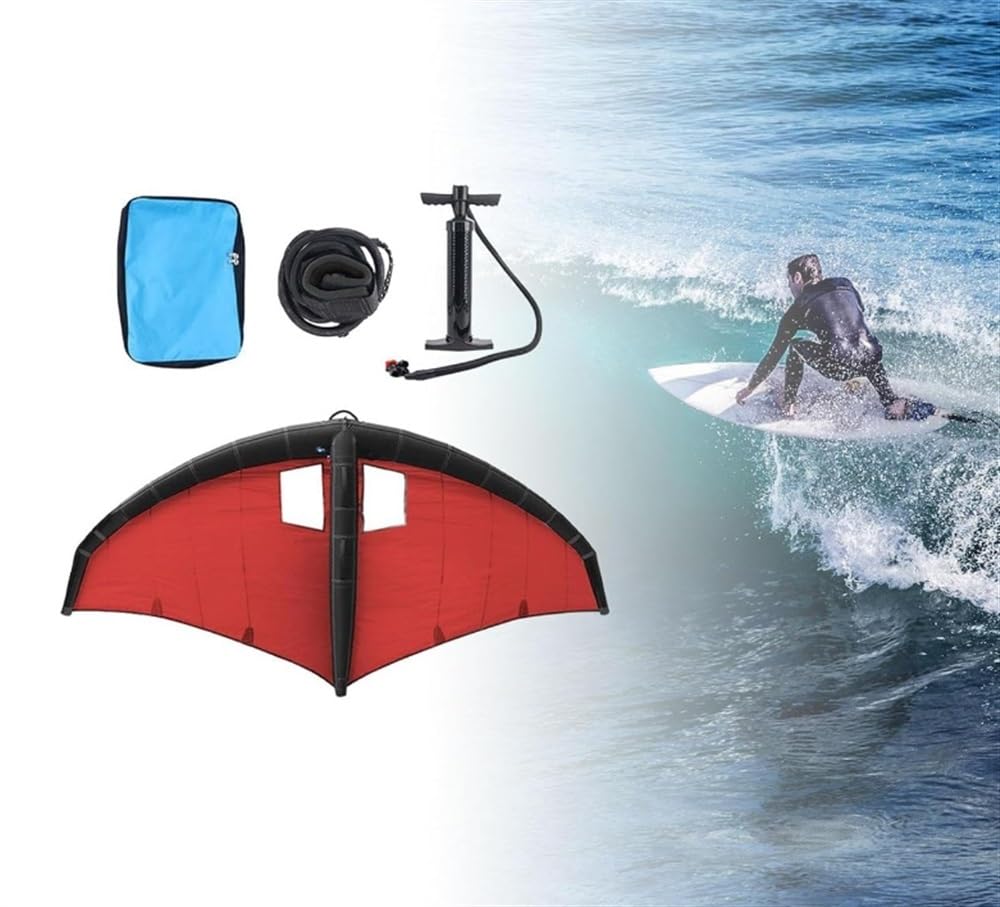 Aufblasbarer Surf-Flügel, Windflügelfolie, Drachen-Folie, Kitesurfen, aufblasbares Flügel-Surfen, Hand-Folienflügeldrachen, für Windflügel-Folie, Surfen, Schneeski, Surfen, Wasserspiel (6