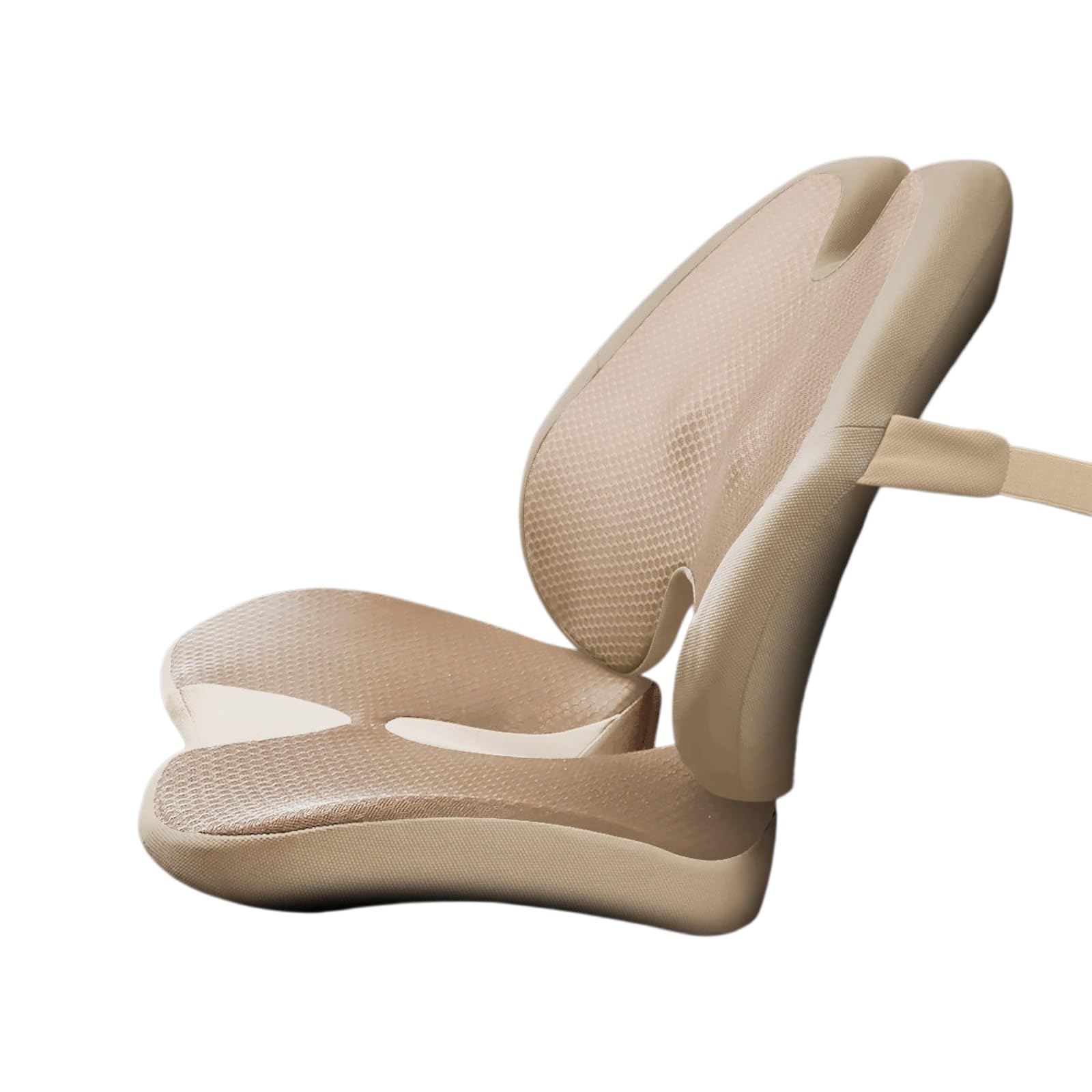 Cuscino Auto, Lombare Ergonomico del Sedile in Schiuma di Memoria con Sostegno Lombare, Posteriore per Sedia da Ufficio, Seggiolino Casa E Viaggio-Coffe Set