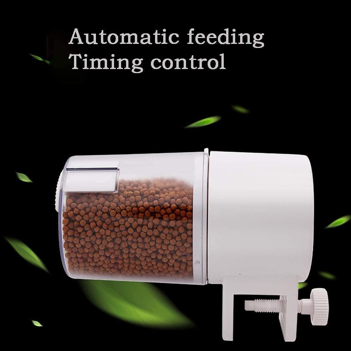 Fish Feeder Automatic Fish Feeder Aquarium Tank Timer Auto Feeder Suitable for Granulated Flakes and Other Fish Foods Timer Feeder for Vacation and Weekend