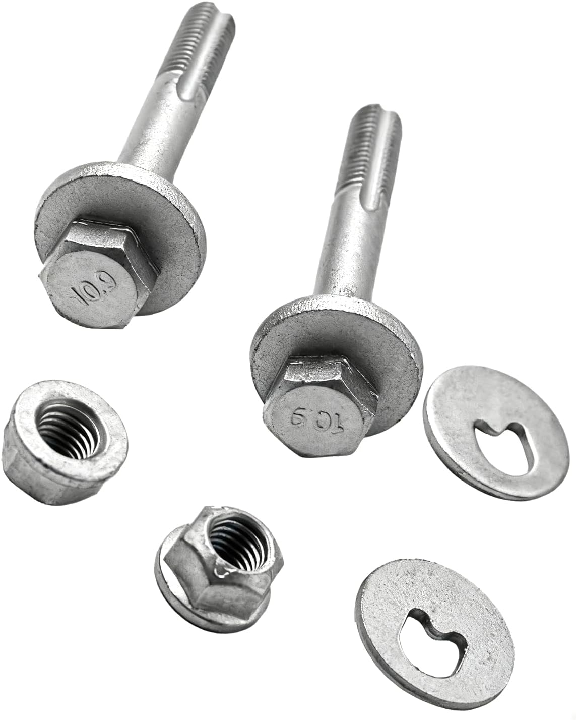 2x Rear Lower Suspension Accentrix Arm Fitting Camber Bolt Kit 1456980 Compatible with Ford Focus Mk1 Mk2 C-Max Mondeo Mk4 S-Max Galaxy Volvo C30 S40 S60 S80 V50 XC60 Mazda 3 5 3M515K978AE 30683045