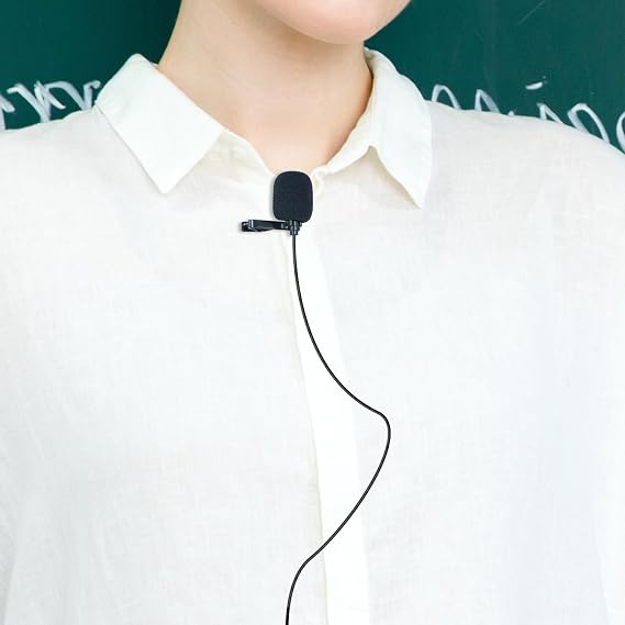 SHIDU Voice Amplifier for Teachers and 3.5mm Lavalier Clip On Microphone