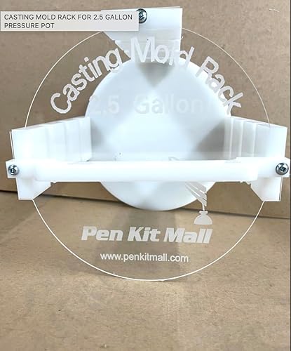 Miniatura 5 de Pen Kit Mall - Estante para ollas a presión para fundición de resina - 4 estantes de bloqueo - Material de HDPE resistente - Se adapta a macetas