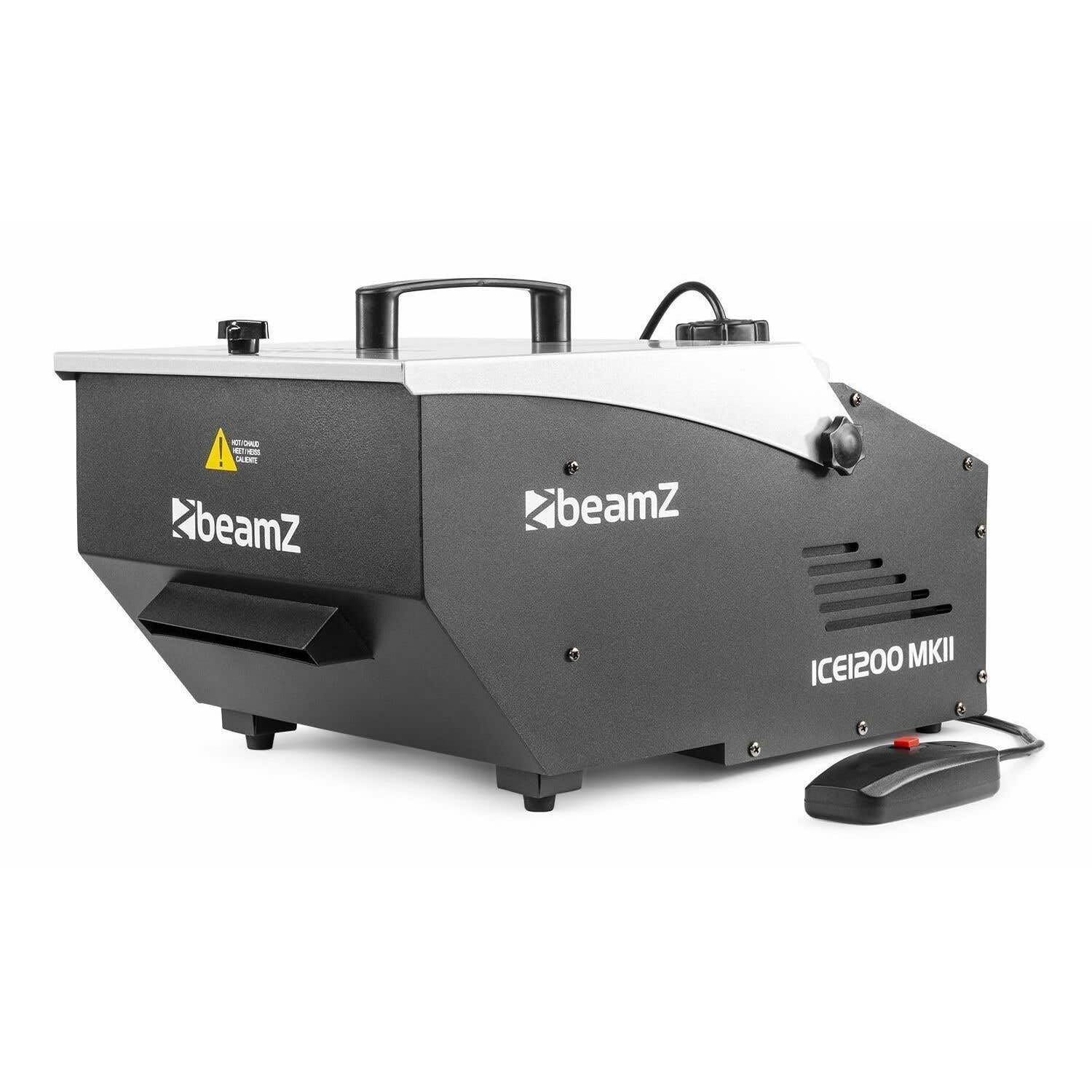 BeamZ ICE1200 MKII Bodennebelmaschine - Low Fog Machine, 1200 Watt Bodennebler, Rauchmaschine, Boden Nebelmaschine für Hochzeiten, Konzerte, Bühnenveranstaltungen und Partys