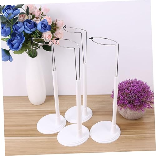 Miniatura 8 de Marco de soporte para muñeca, soporte para figura de acción, soportes de metal para muñecas de niña, 4 piezas, soporte para muñecas de 18 pulgadas,