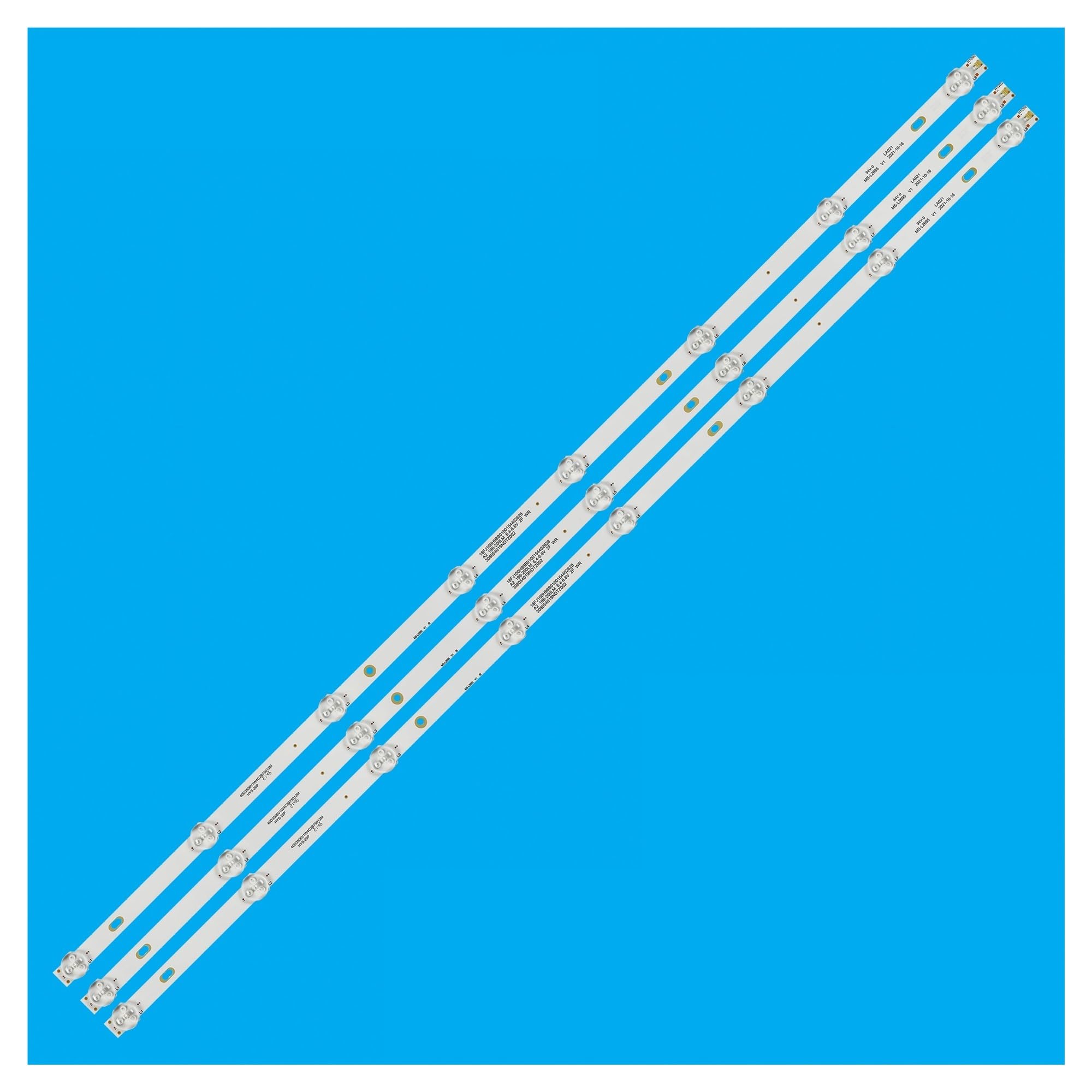 YUEZUYIOU LED Backlight Strip for 40F01T2S2 LC-40Q3000U 40DFS69 LC-40Q5020U BBK 40LEM-1027/FTS2C MS-L2695 V1 RCA Rtv4019sm(3 pcs for 1 TV)