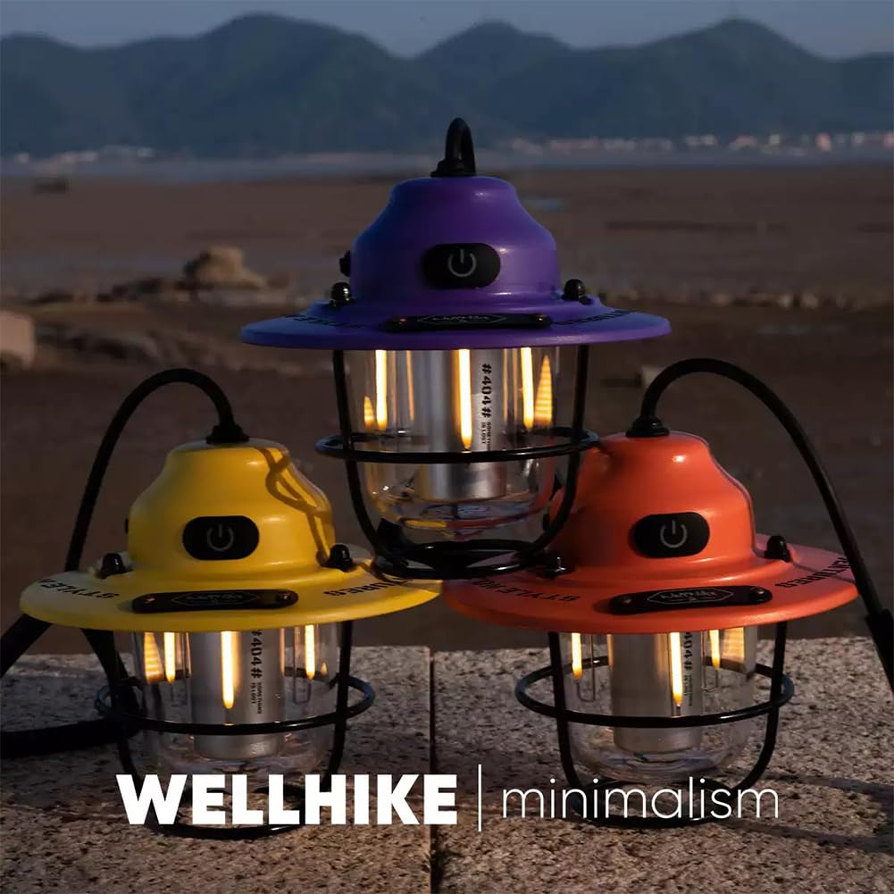LED retro mały droplight ładowanie USB namiot atmosfera lampa IPX4 wodoodporna przenośna latarnia kempingowa na kemping, wędrówki, wędkowanie