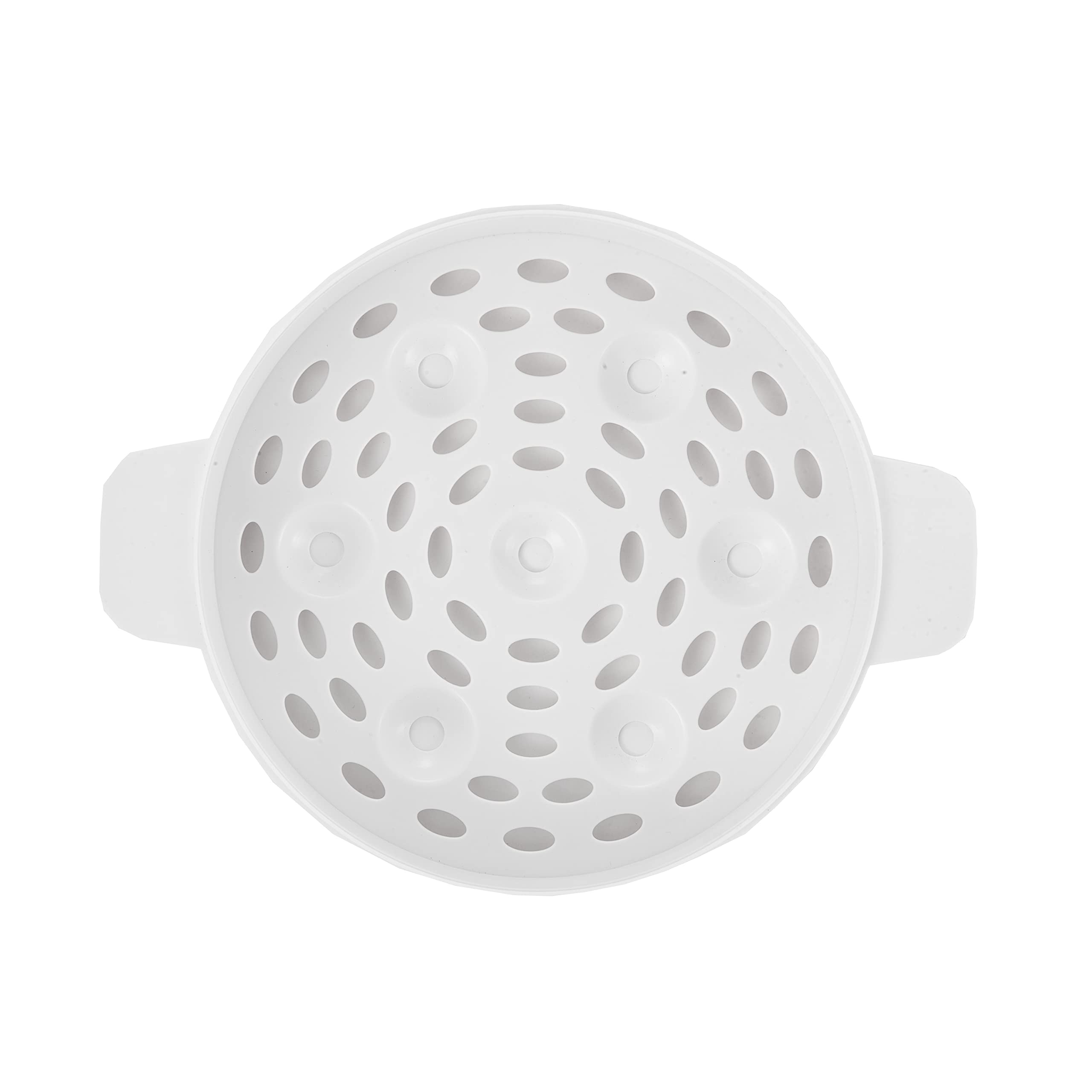 Olla eléctrica multifunción y vaporizador de alimentos 1.5L, blanco, mediano 8