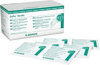 B. Braun Softa Swabs Alkoholtupfer zur Hautreinigung (100 Stück)