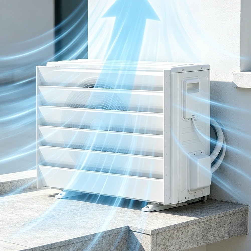 Windfangblende Klimaanlage 50cm Wetterfest PVC(50)