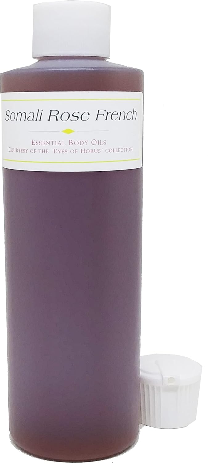 Somali Rose French For Women Scented Body Oil Fragrance [Flip Cap - Brown - 8 oz.] - ID#23152