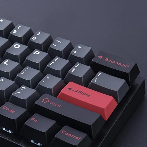 Miniatura 7 de Hyekit Teclas de 172 teclas personalizadas, juego de teclas ABS de doble disparo, perfil de cereza de 6.25u, 7U, para interruptores Cherry Gateron