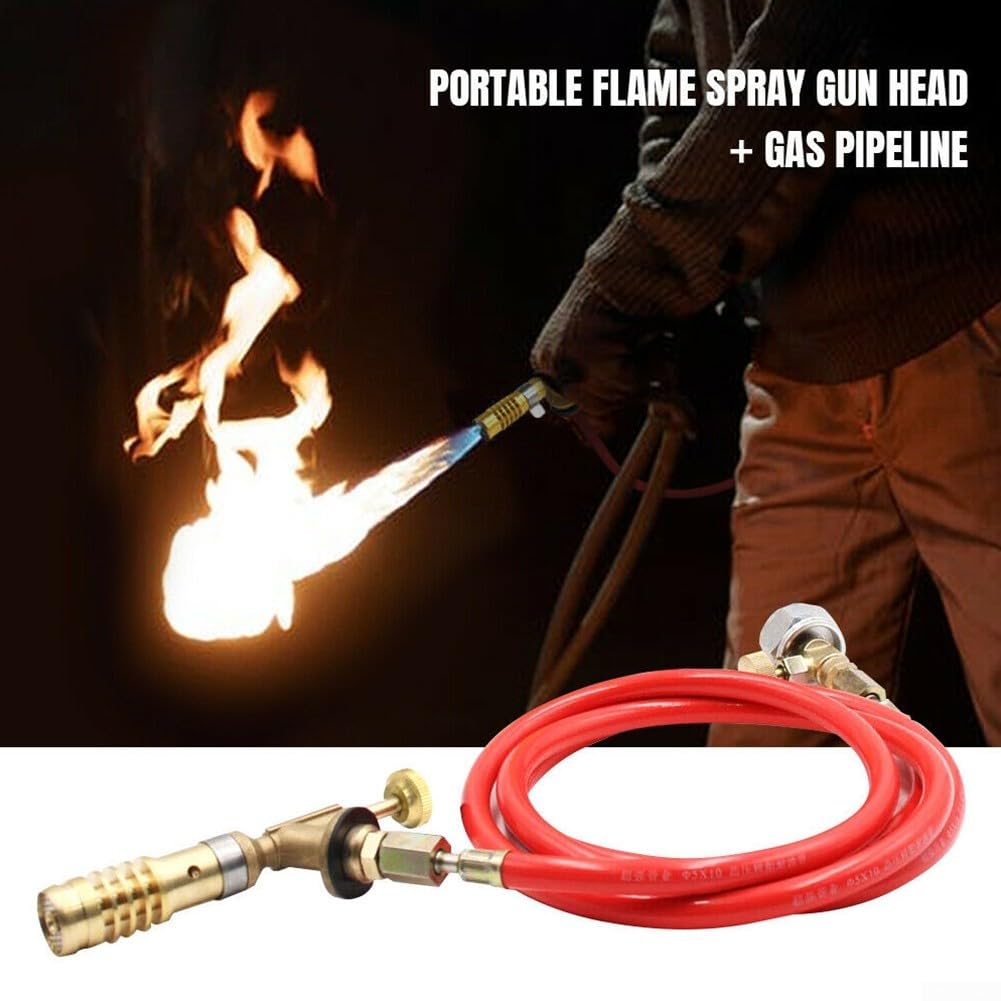 MAP Pro - Antorcha de gas propano para soldadura con manguera de 5 pies, gases disponibles, propano, gas combustible Map/Pro