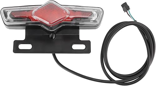 Luz de señal de advertencia de bicicleta eléctrica de 36V-60V, luz trasera de bicicleta eléctrica, señal de advertencia dos en uno, señal de