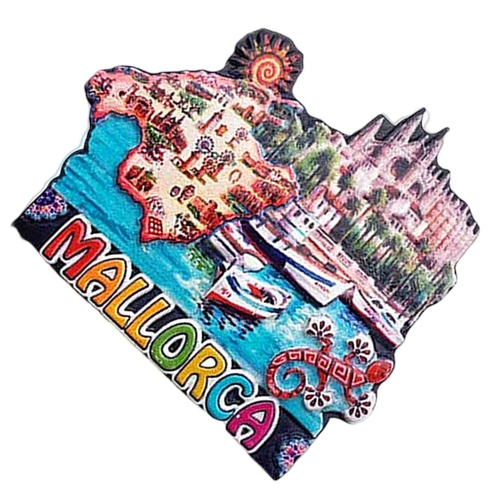 Calamita Da Frigo 3D A Forma Di Barca A Vela - Souvenir Viaggio Boracay Maldive Bali - Adesivo Magnetico Per Casa E Cucina - 6,3x8 Cm