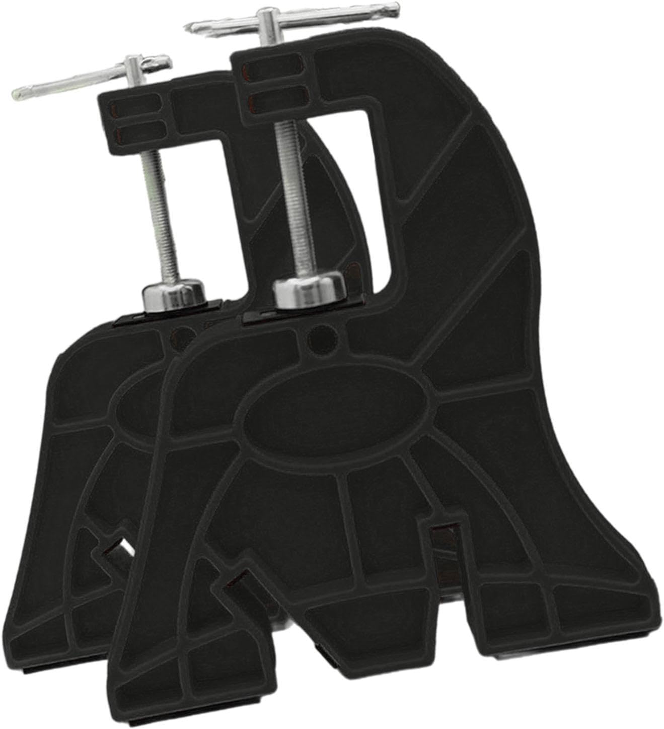 2X Ski and Snowboard Vises Non Slip Vice Grips Portable Bracket Edge Trimming Equipment Holders Universal Ski Brake Retainers