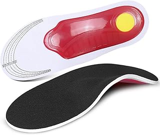 Best Orthotic Arch Support Shoe Inserts Insoles for Flat Feet, YEESAM Plantar Fasciitis EVA Insoles Comfortable Breathable Running Shock Absorption, Relieve Foot Pain for Men Women Kids