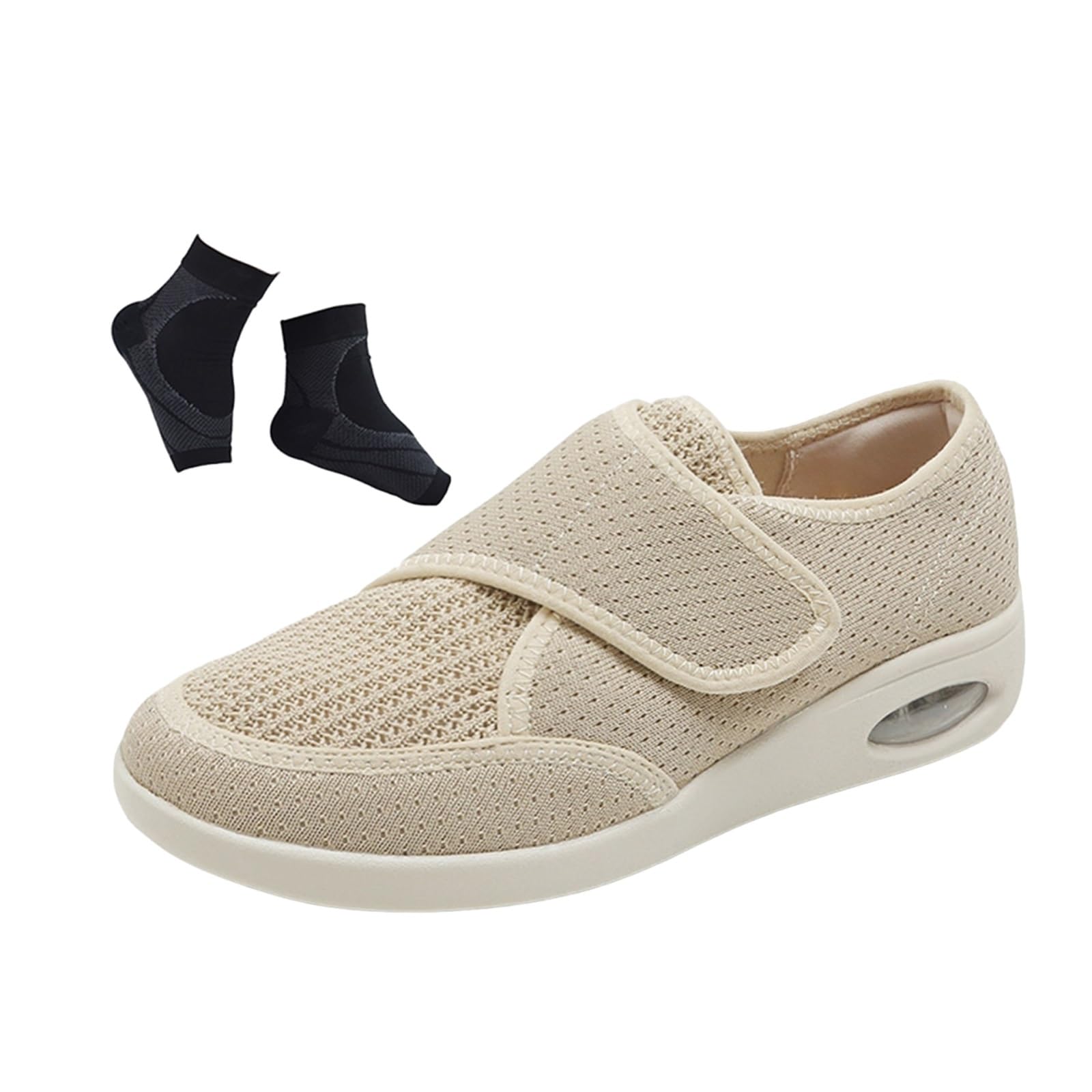 Buty Diabetyków Dla Mężczyzn, Wygodne Regulowane Buty Dla Diabetyków Z Obrzękiem I Zapaleniem Stawów, Bardzo Szerokie Oddychające Ortopedyczne Buty Regeneracyjne, Zapalenie Powięzi