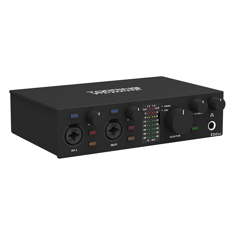 その他 TOPPING E2X2 Topping Professional E2x2 OTG, USB-Audio-Interface mit