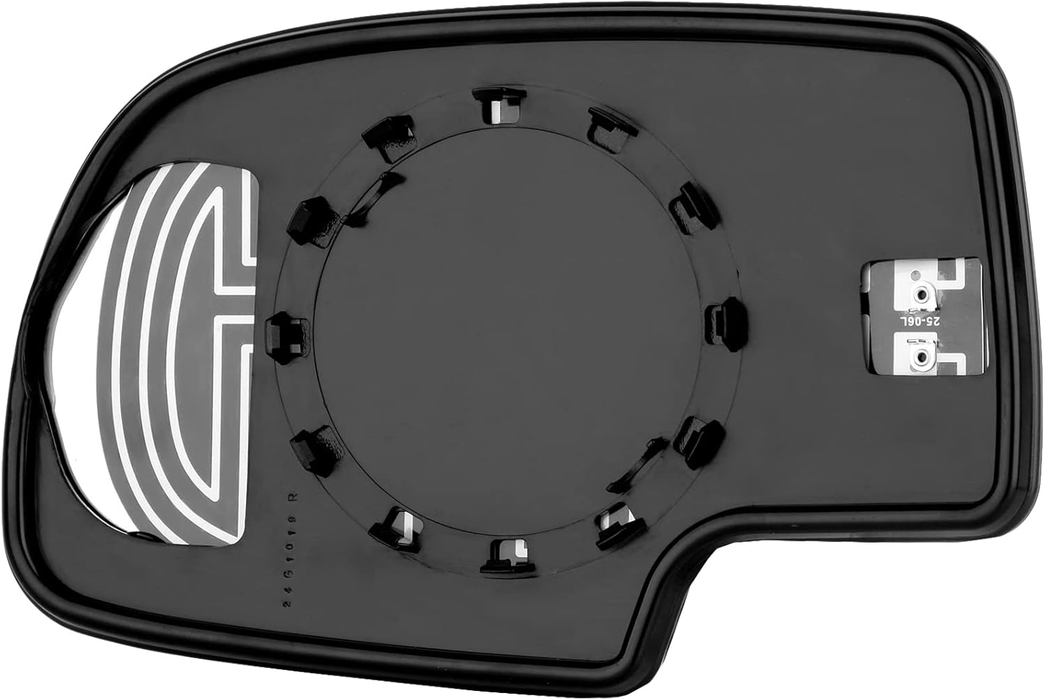 SCITOO Exterior Mirror fit for Chevy Exterior Accessories Replacement Mirrors Glass 03-07 for Chevy for GMC Silverado Sierra 1500/2500 HD/3500 Classic Models with Power Heated (Passenger Side)