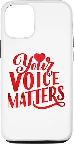 iPhone 13 Pro Your Voice Matters Positive Self Help Esteem Love & Support Case iPhone 13 Pro Your Voice Matters Positive Self Help Esteem Love & Support Case