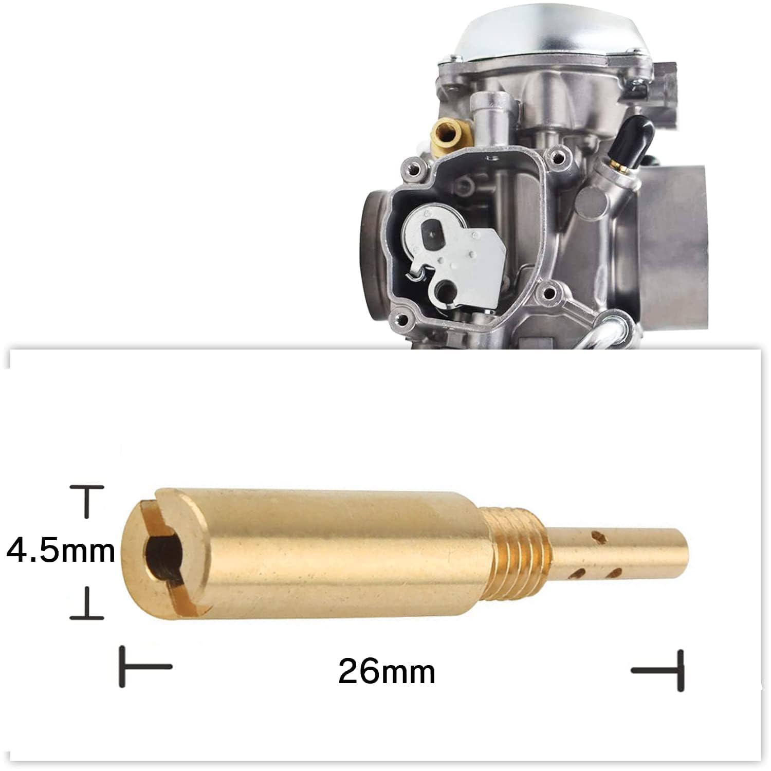 Amazon.co.jp: Jetsetmoto Pilot Jet for Keihin PC18/PC20 26X4.5 Set