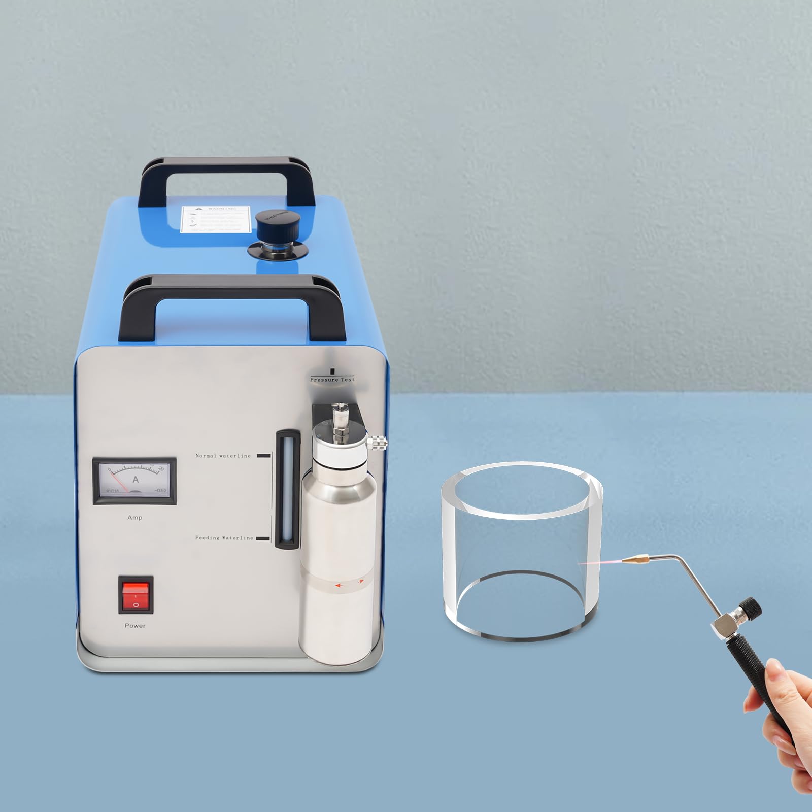 Acryl-Poliermaschine H160/H180 Sauerstoff-Wasserstoff Gasgenerator-Polierer Flammenpolierer 75/95L Wasserschweißgerät HHO Gasflamme Water Welder Polierend Maschine (H160)