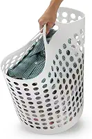 Cesto De Roupas Flexivel 44lts Arthi Branco