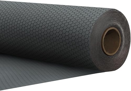 RecPro Remolque 8 pies 6 pulgadas piso de diamante  Patrón de níquel moneda  Gris  Impermeable (15 pies)